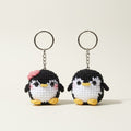 Mr & Mrs Penguin Keychain